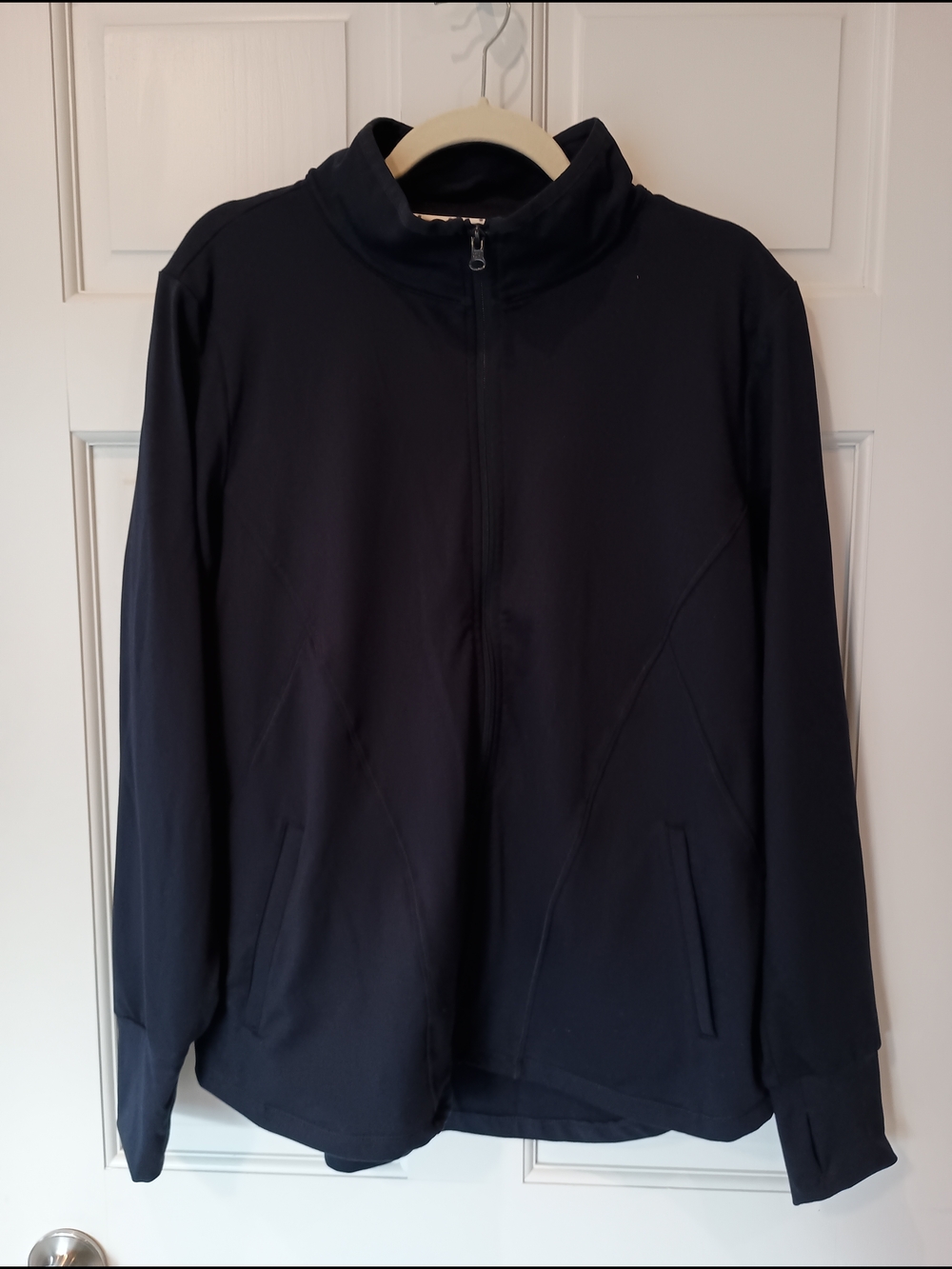Talbots Navy Full-Zip Lightweight Jacket